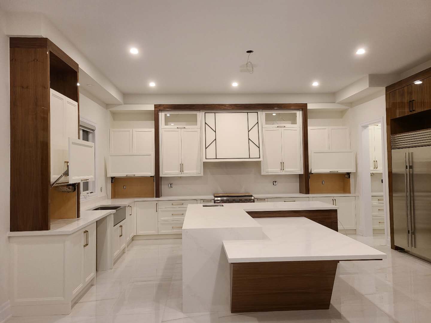 Modern Kitchen with Special Design Hood