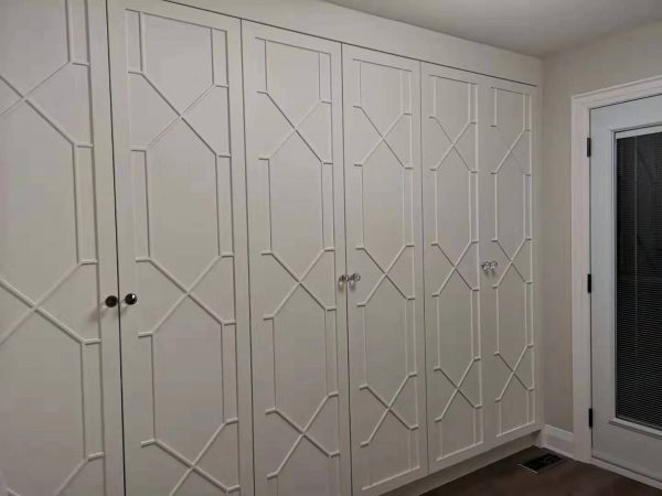 Painted MDF Doors with Custom Patterns