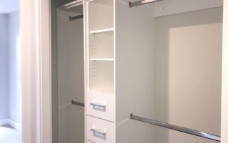 Central Cabinet Unit and Side Build In Coat Racks