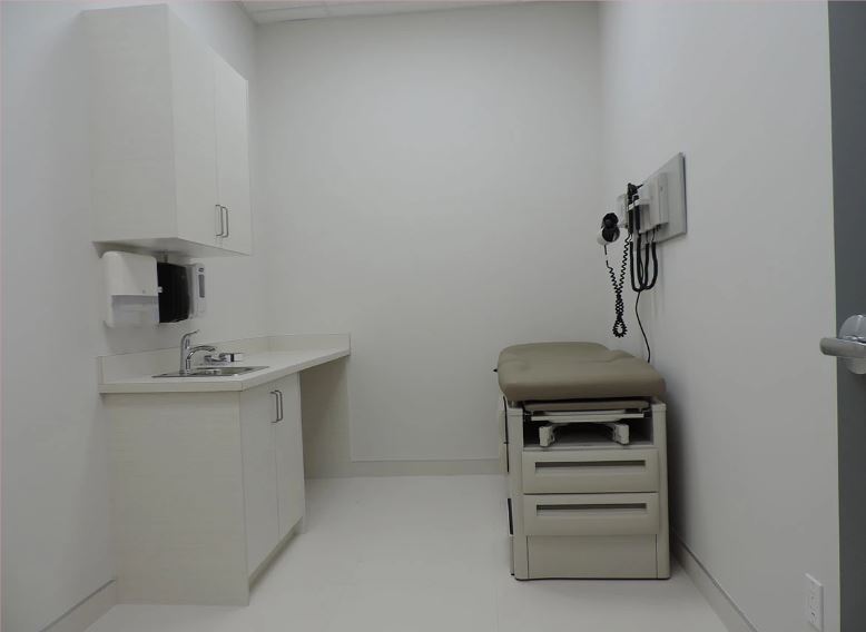 Patient Room Cabinetry with Sink